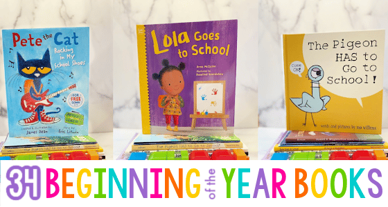 Books for the Beginning of the Year in Preschool