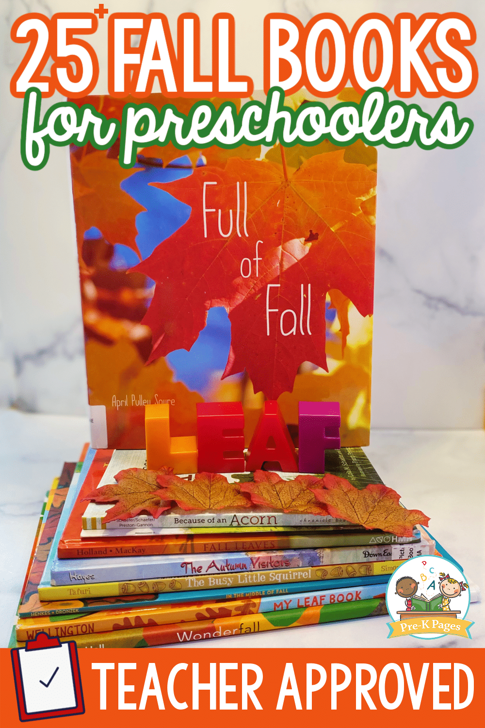 Fall Book List for Preschool