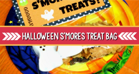 Halloween Smores Treat Bag topper