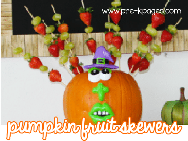 Pumpkin Fruit Skewers