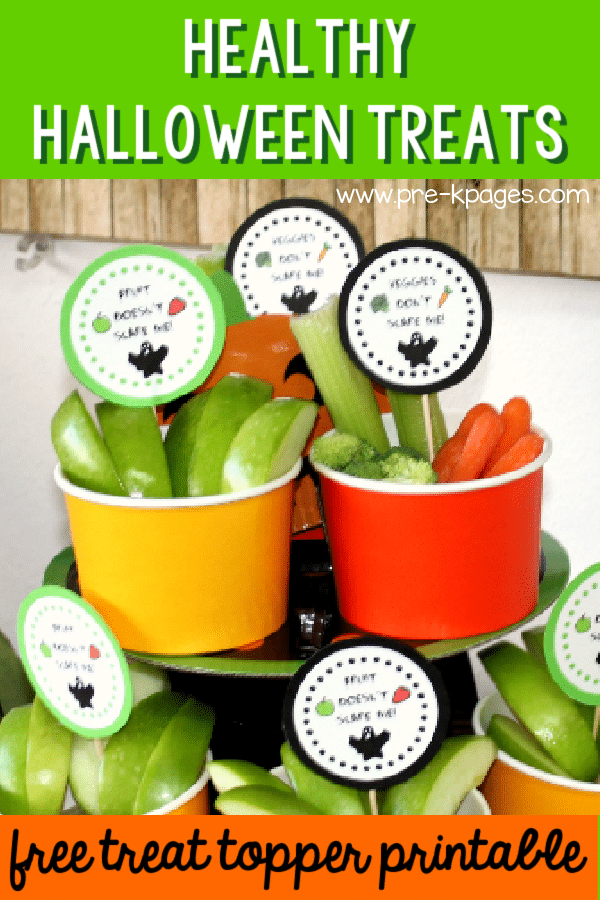 Healthy Halloween Apple Cups