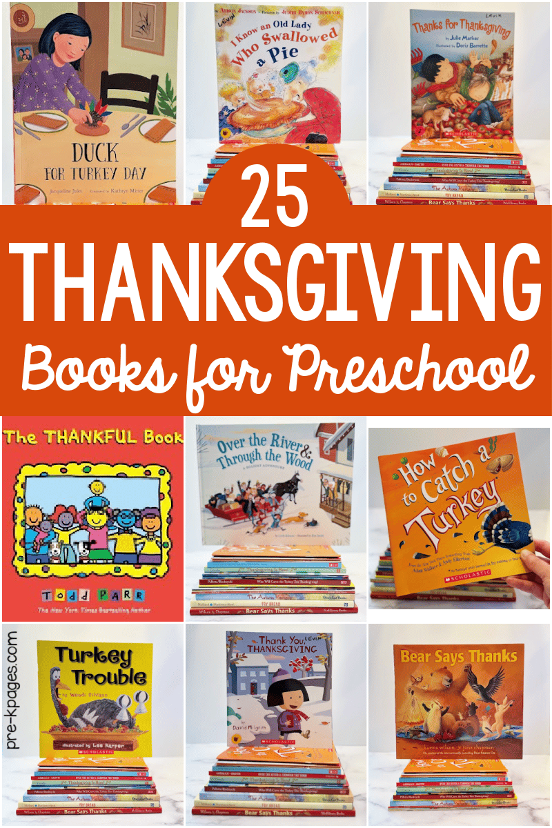 25 Books About Thanksgiving for Preschool 