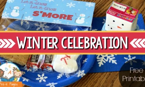 Winter Classroom Celebration in Preschool