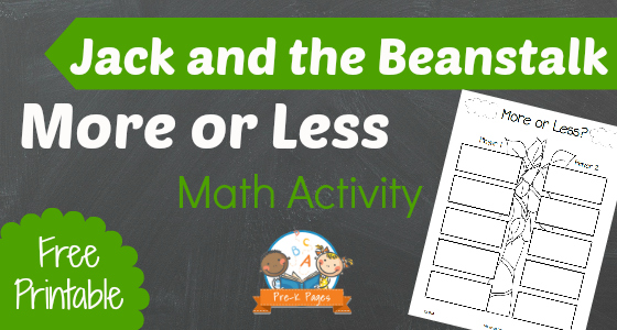 Free Printable Game for Teaching More and Less in #preschool #kindergarten