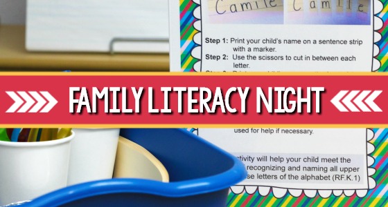 Family Literacy Night Cover