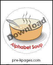 Free Printable Alphabet Soup Letter Activity