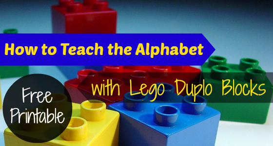 How to Teach the Alphabet with Lego Duplo Blocks