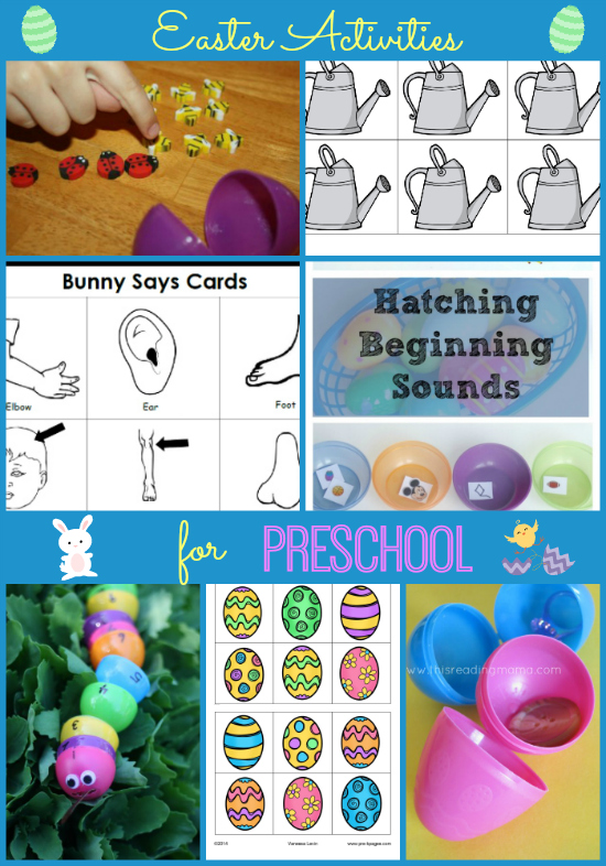 Easter Activities for #preschool and #kindergarten