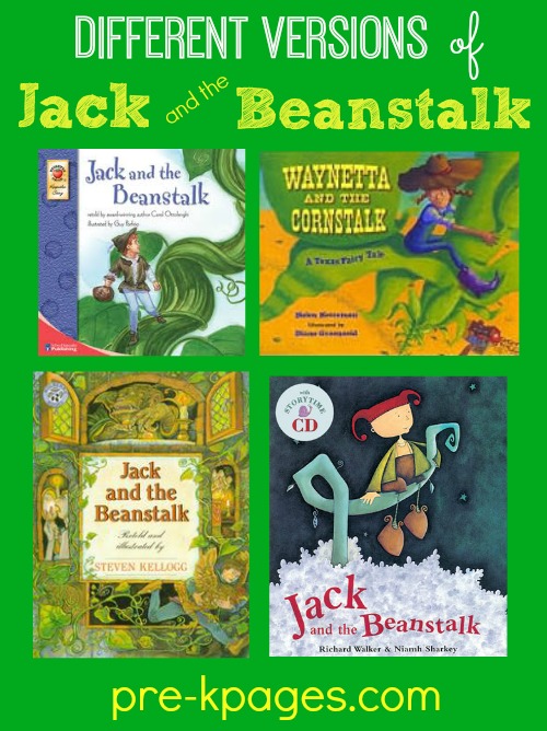 Favorite Jack and the Beanstalk Books for #pre-k and #kindergarten