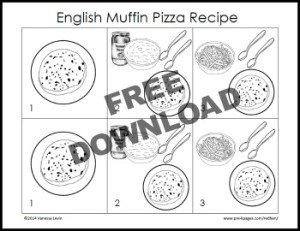 Little Red Hen Printable Picture Recipes