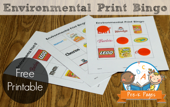 Environmental Print Bingo