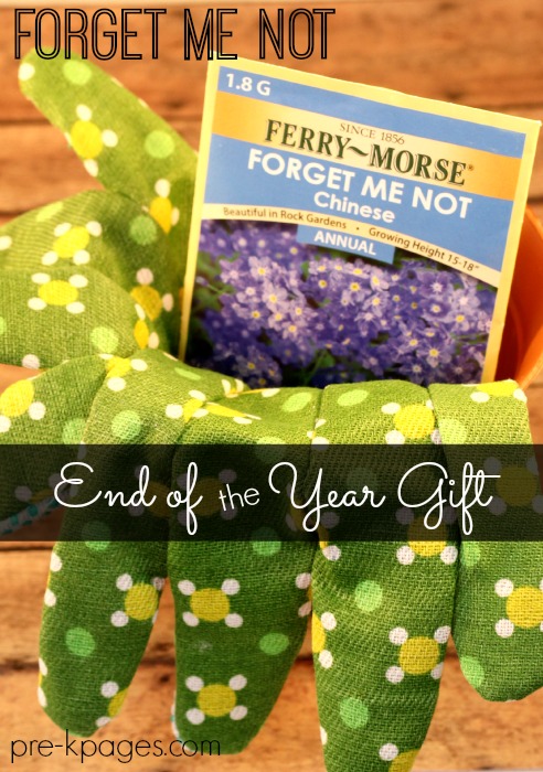 Printable End of Year Gift Seed Packets