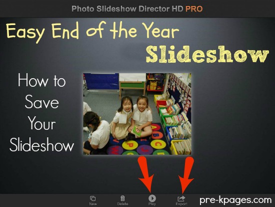 How to Save Your Graduation Slideshow