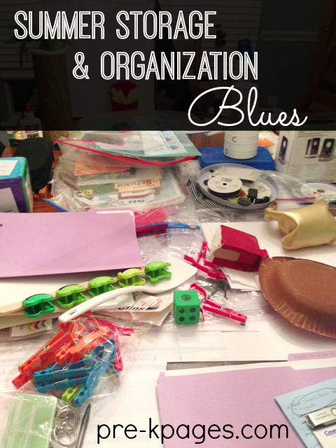 Teacher Summer Storage and Organization Blues (+ fix)
