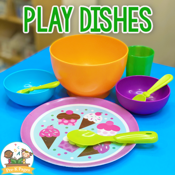 Play Dishes for Dramatic Play