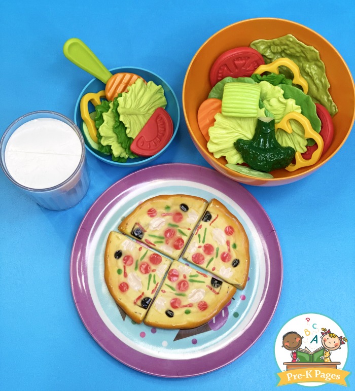 Pretend Food for Dramatic Play Center