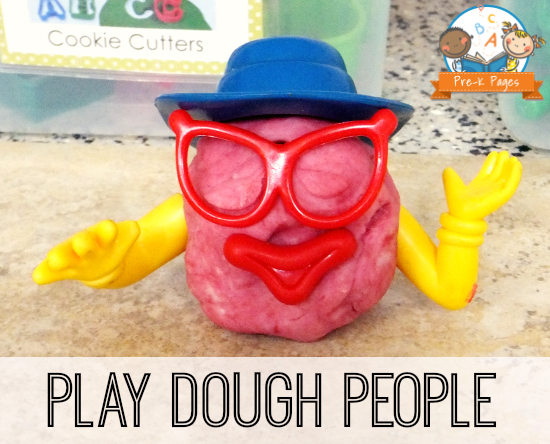 Making People in the Play Dough Center