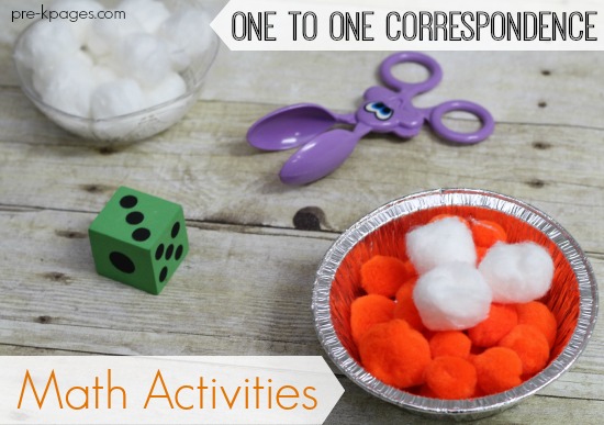 One to One Correspondence Pumpkin Pie Counting Activity