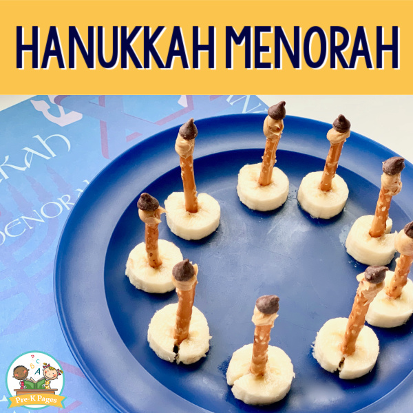 hanukkah menorah snack
