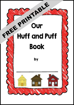 Three Little Pigs Class Book Printable Template