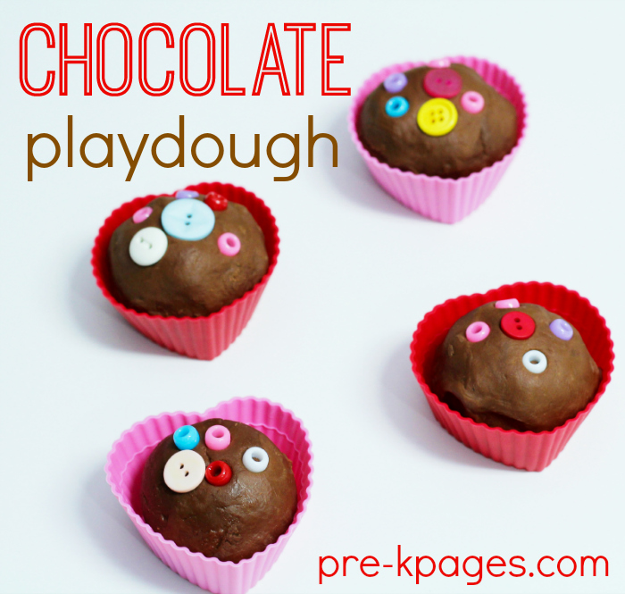 Chocolate Playdough Recipe for Valentine's Day Chocolate Playdough Recipe for Valentine's Day