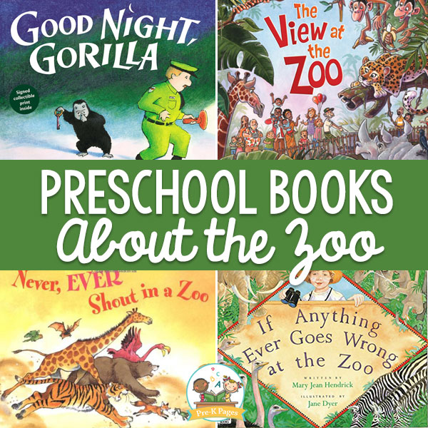 preschool books about the zoo