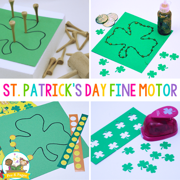 St Patricks Day Fine Motor Activities