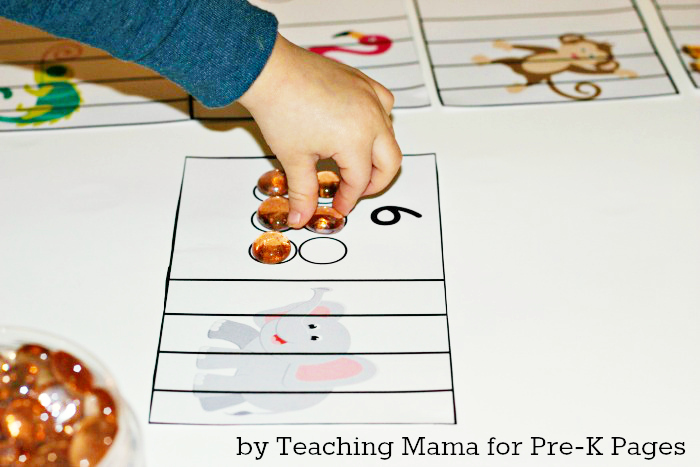 Zoo Animal Counting Activity for Preschool