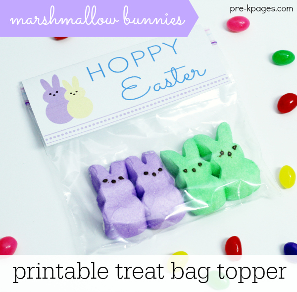 Easter Printable Treat Bag Topper