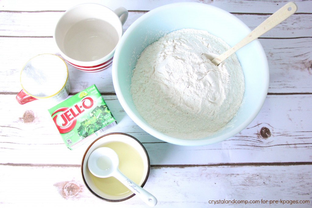 how to make play dough using jello