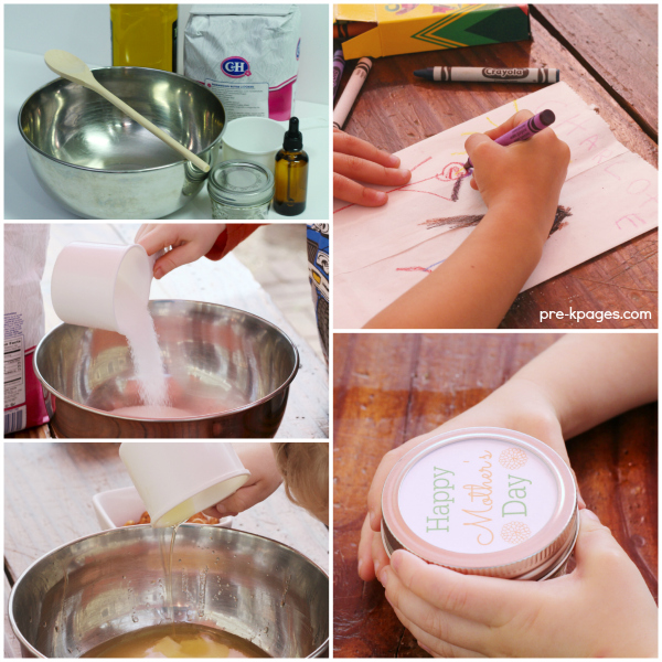 Sugar Scrub Gift for Mom Kids Can Make