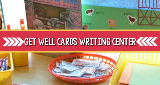 Farm Writing Activity: Get Well Card Center