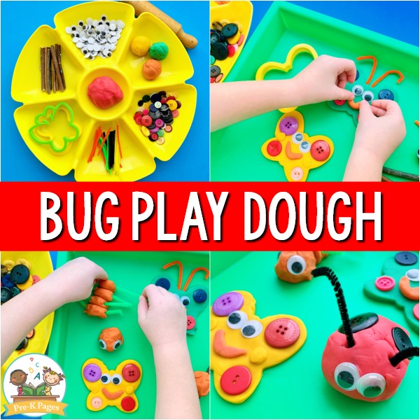 Butterfly Play Dough Activity