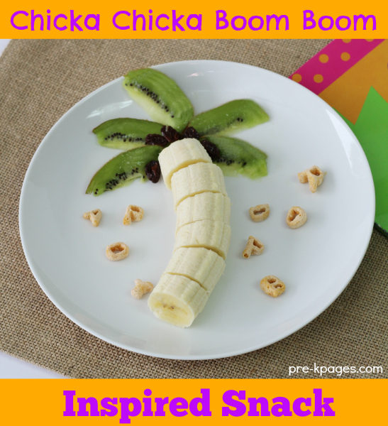 Chicka Chicka Boom Boom Kiwi Snack for Preschool