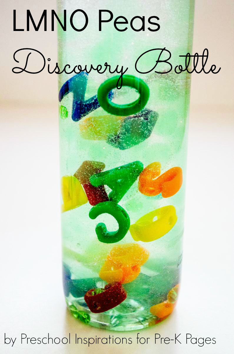 LMNO Peas Discovery Bottle for preschool