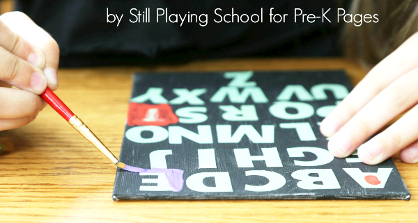 painting over sticker letters