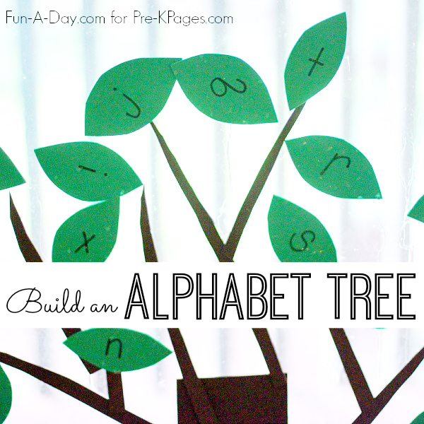 build an alphabet tree for preschool