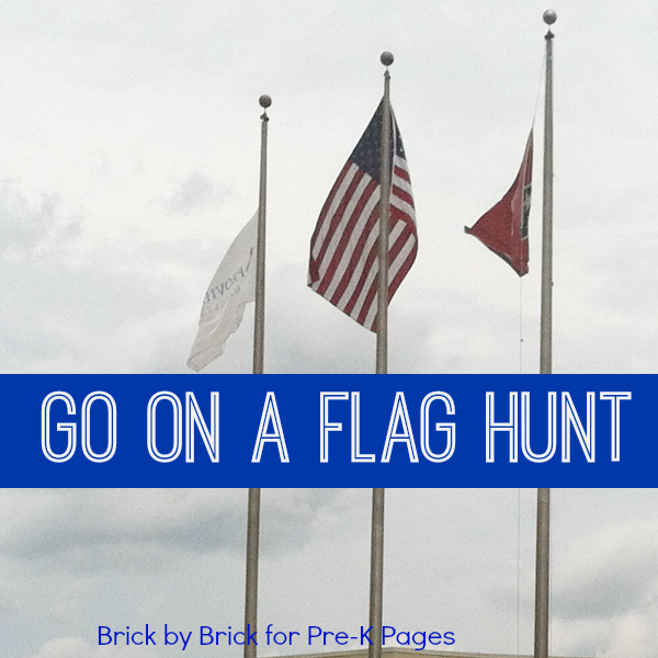 go on American flag hunt