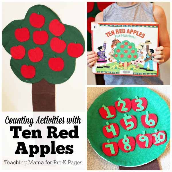 Counting Activities with Ten Red Apples
