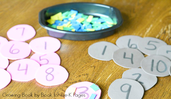 preschool counting center activity the doorbell rang