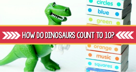How do Dinosaurs count to 10 activity