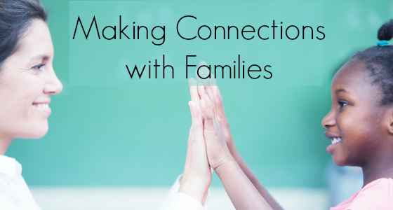 teachers connecting with parents