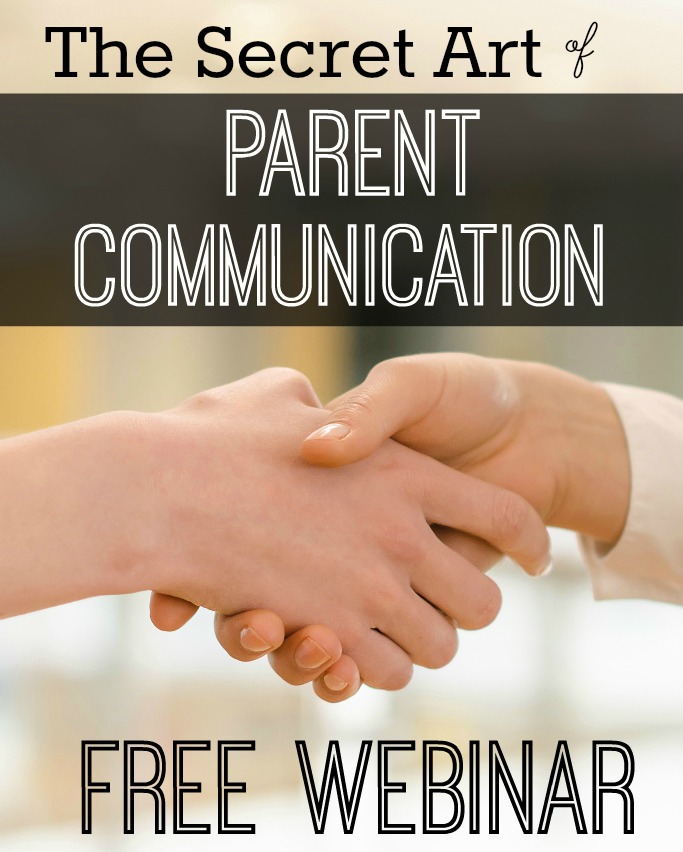 Parent Communication Free Webinar for Teachers