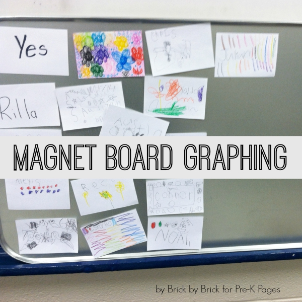 magnet board graph for preschool