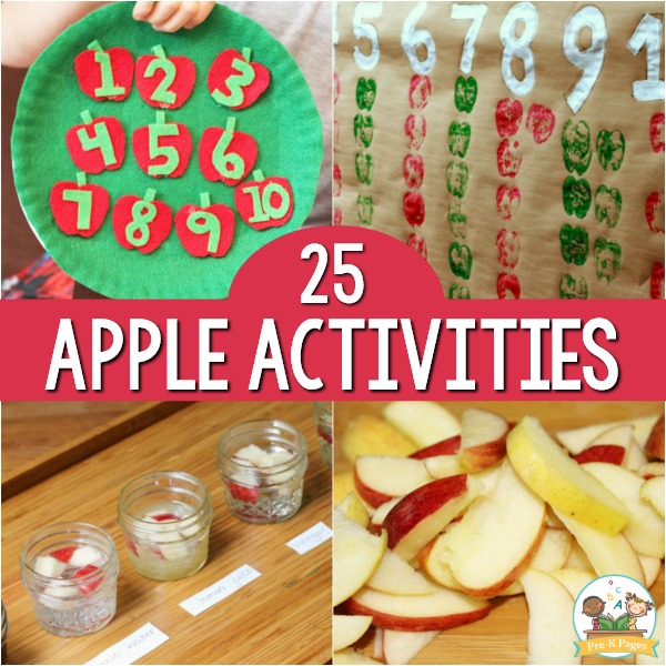 25 Apple Activities for Preschool