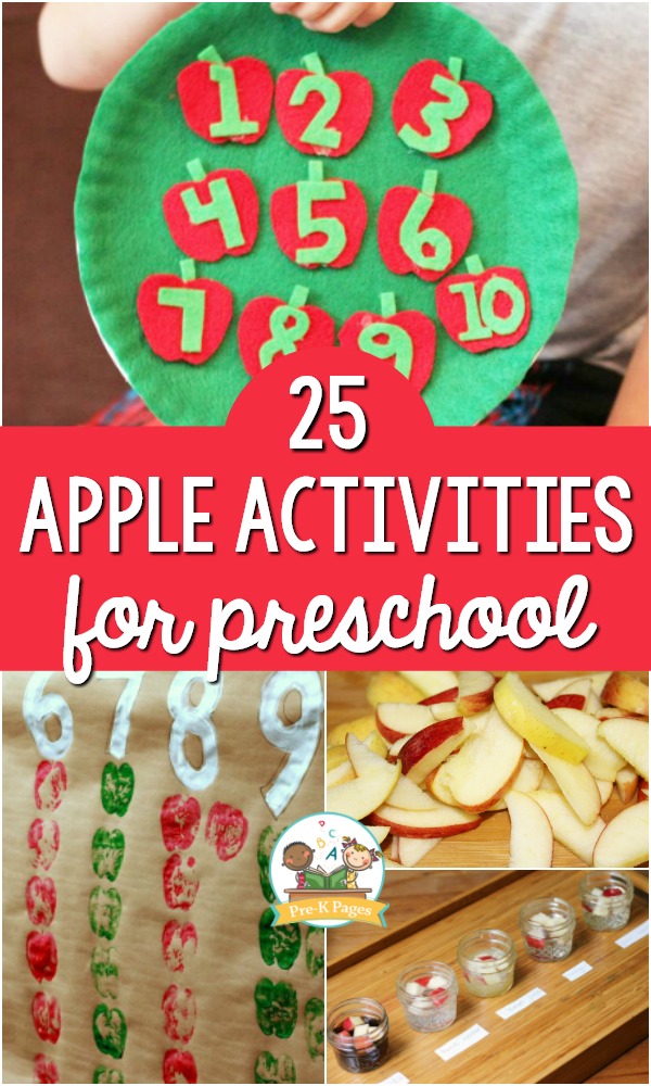 25 Apple Activities for Preschoolers