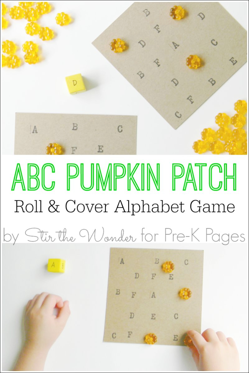 ABC Pumpkin Patch for preschool