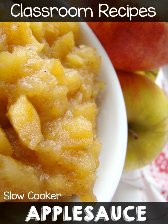 Classroom Recipes: Slow Cooker Applesauce