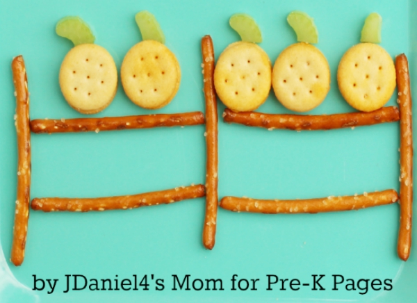 snack activity five little pumpkins