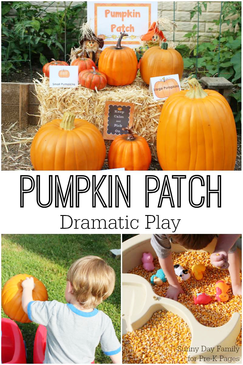pumpkin patch dramatic play preschool